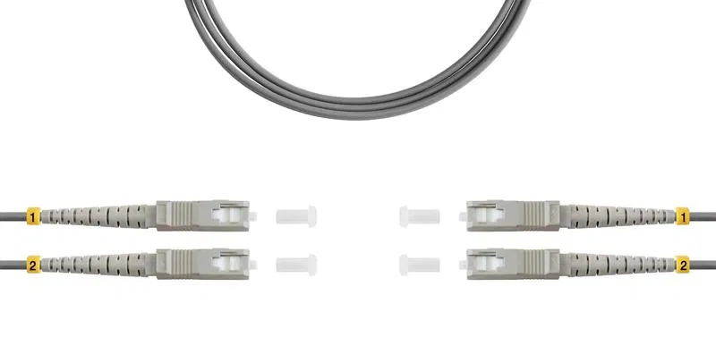 Патч-корд ВО MM(OM1) SC/UPC-SC/UPC 3.0мм duplex LSZH 2м SUPRLAN 09-12117