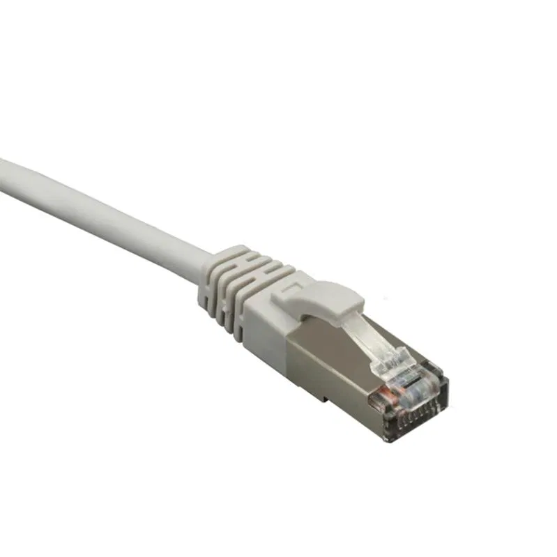 Патч-корд S/FTP 6a 4х2 28AWG Cu LSZH 1м сер. SUPRLAN 10-0193