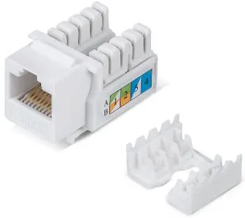 Заделка инструментальная Keystone Jack 8P8C (RJ-45) UTP Cat.6 90град. SUPRLAN 10-0324