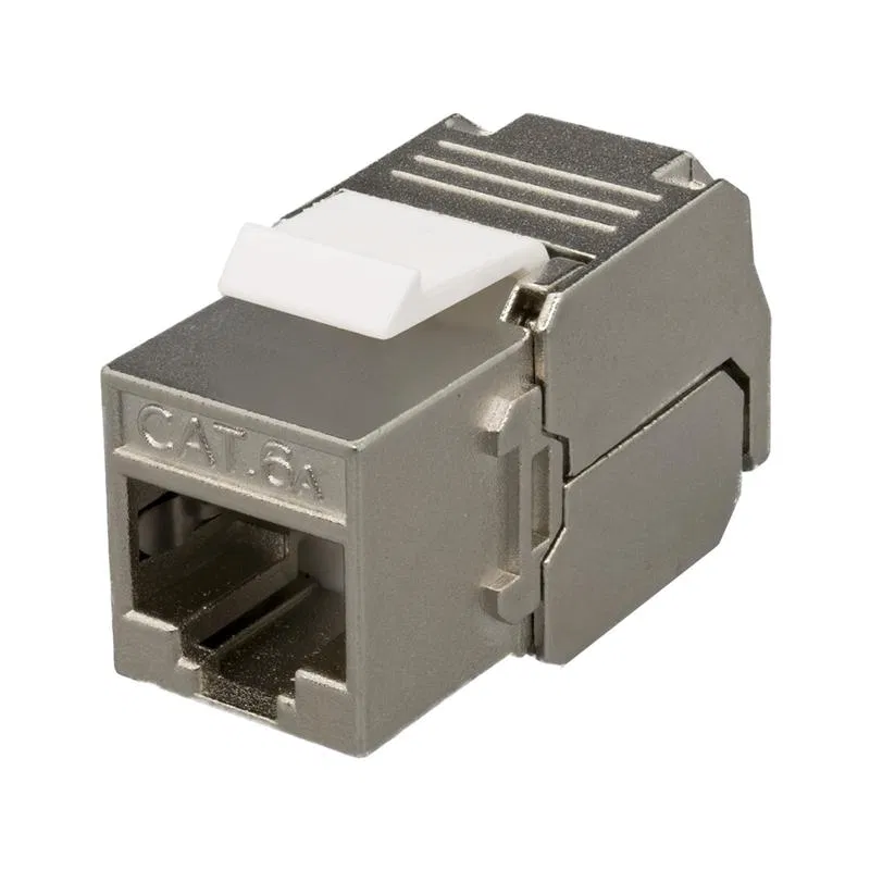 Заделка без инструмента Keystone Jack 8P8C (RJ-45) FTP Cat.6a 180град. SUPRLAN 10-0340