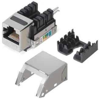Заделка инструментальная Keystone Jack 8P8C (RJ-45) FTP 5e. SUPRLAN 10-0345