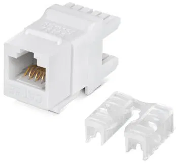 Заделка инструментальная Keystone Jack 8P8C (RJ-45) UTP Cat.5e 180град. SUPRLAN 10-0347