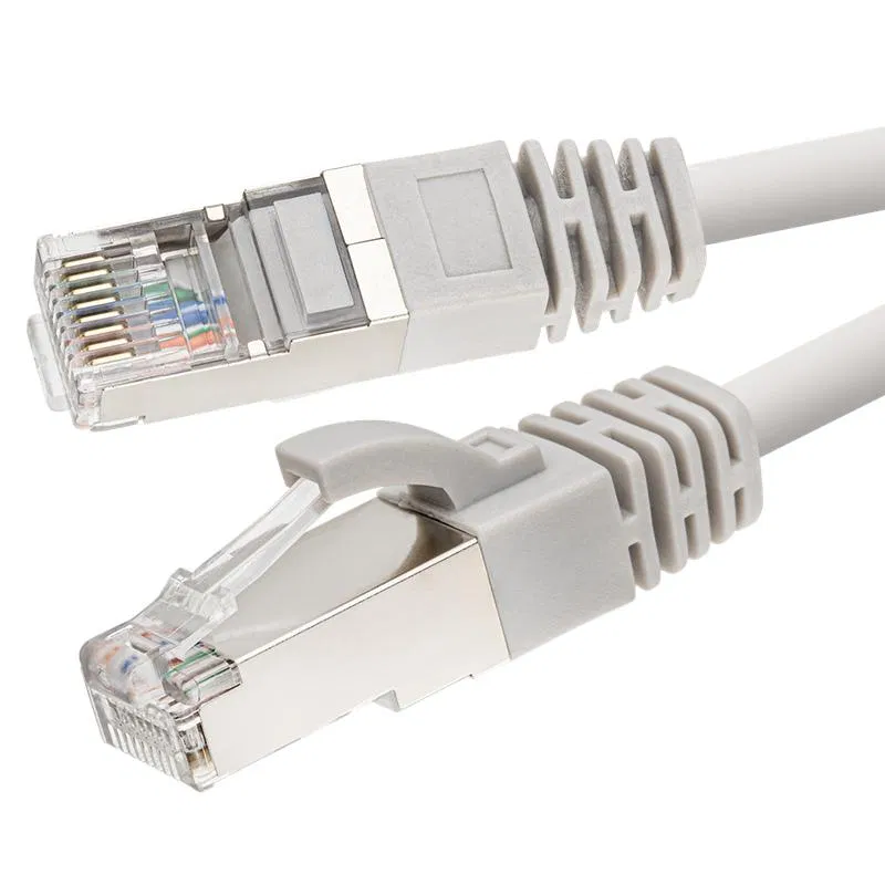 Патч-корд SUPRLAN FTP 6 4х2 24AWG (7х0.2мм) Cu LSZH 0.3м сер. SUPRLAN 10-0712