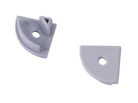 PROFILE S02 end caps with hole (set of 2 pcs) 2398000280 Световые Технологии