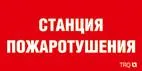 Пиктограмма "Станция пожаротушения" ППБ 0004 260х117 oracal URAN STANDARD бел. СТ 2502004960 Световые технологии