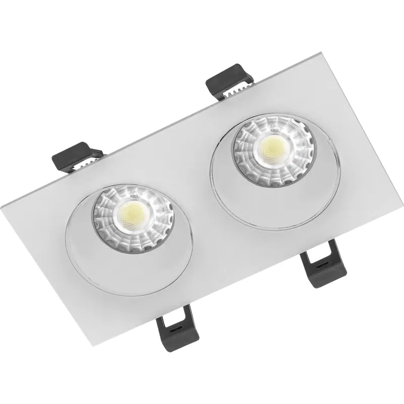 Рамка двойная ADJUSTABLE UGR/R бел./бел. СТ 2902000120 Световые технологии