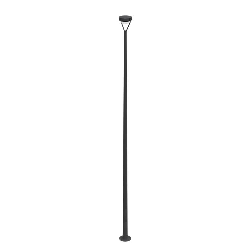 Светильник светодиодный VALLEY TOP 40W RW 830 RAL9005 POLE 4M SET (в комплекте ЗДФ) СТ 4855000050 Световые технологии
