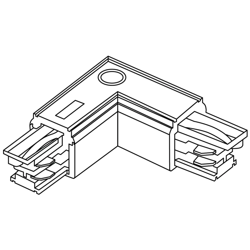 Коннектор Connector TF L-shaped internal white СТ 4909001060 Световые технологии