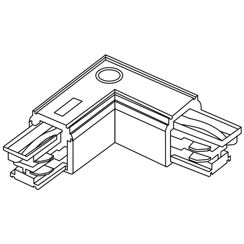 Connector TF L-shaped external metallic 4909001080 Световые Технологии