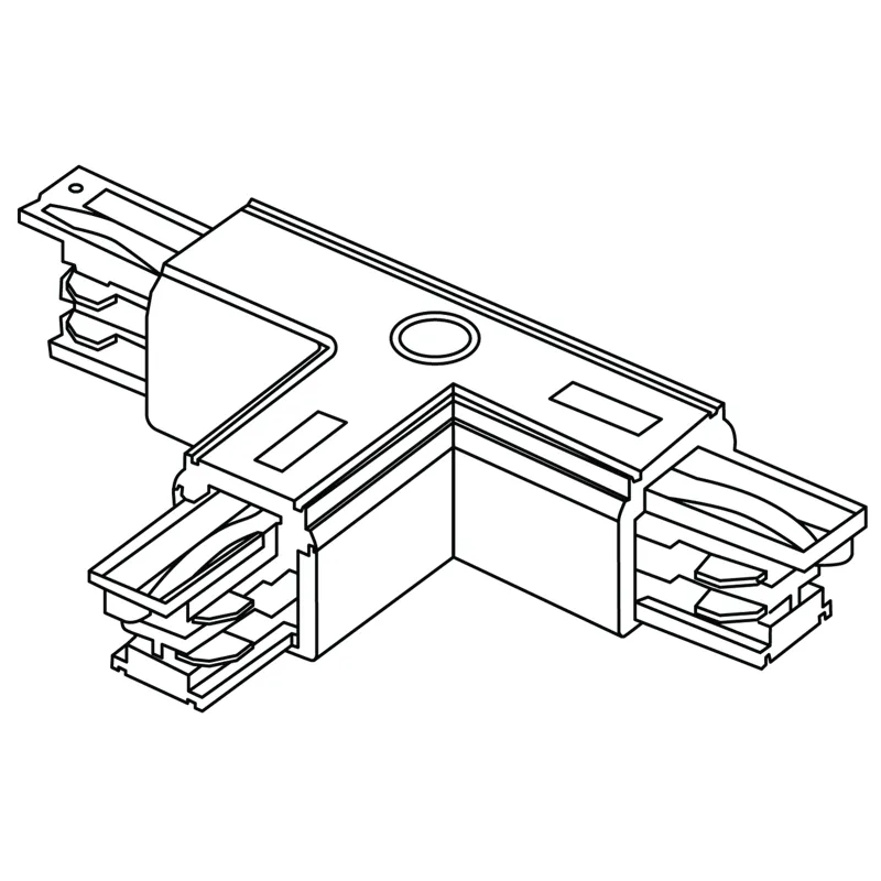 Connector TF T-shaped left internal white 4909001320 Световые Технологии