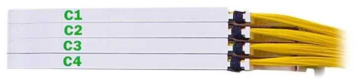 Блок кроссовый 4 модуля П КБ4-96SC-96SC/APC-96SC/APC ССД ВОКС-ФП-СТ ССД 131004-00293 Связьстройдеталь