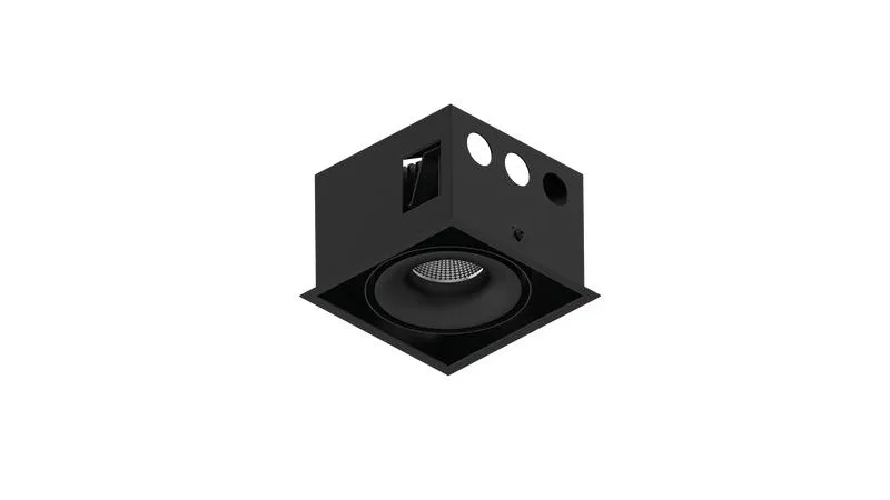 Корпус светильника COMBO-CRD1-BL IP20 потолочн. встраив. поворотн. черн. SWG PRO 00-00006672