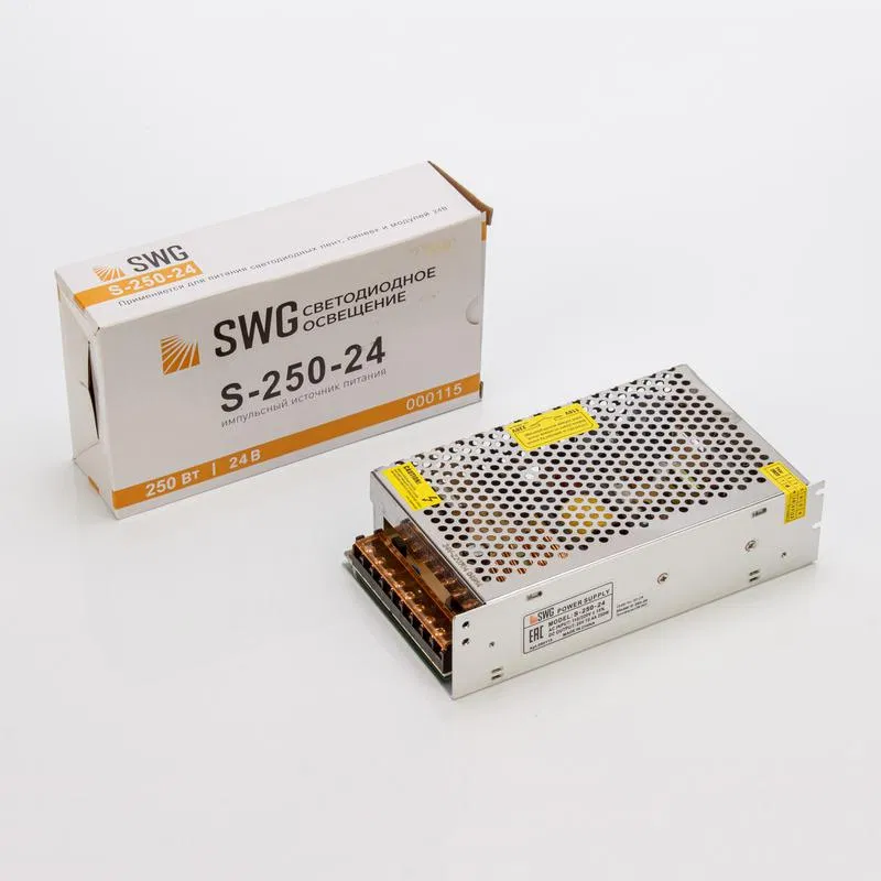 Блок питания S-250-24 250Вт 24Всетка SWG Standard 00000000115