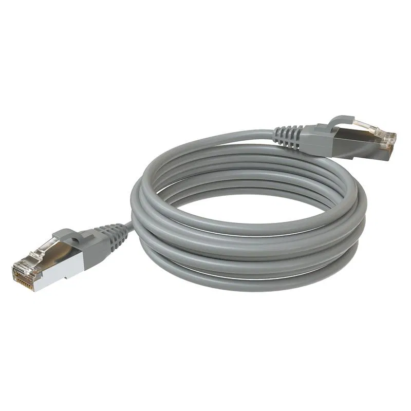 Патч-корд F/UTP кат.5E 2хRJ45 экранир. LSZH 5м сер. SYSMATRIX PC 4545.5ES26.5LSZHGY