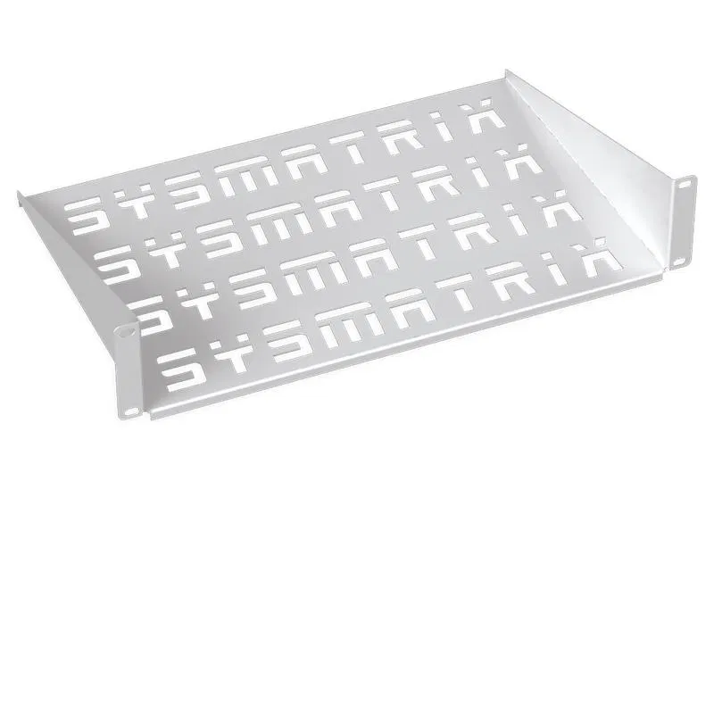 Полка консольная перфорир. 19дюйм 2U Г=400мм RAL 7035 сер. SYSMATRIX SH 4003.700