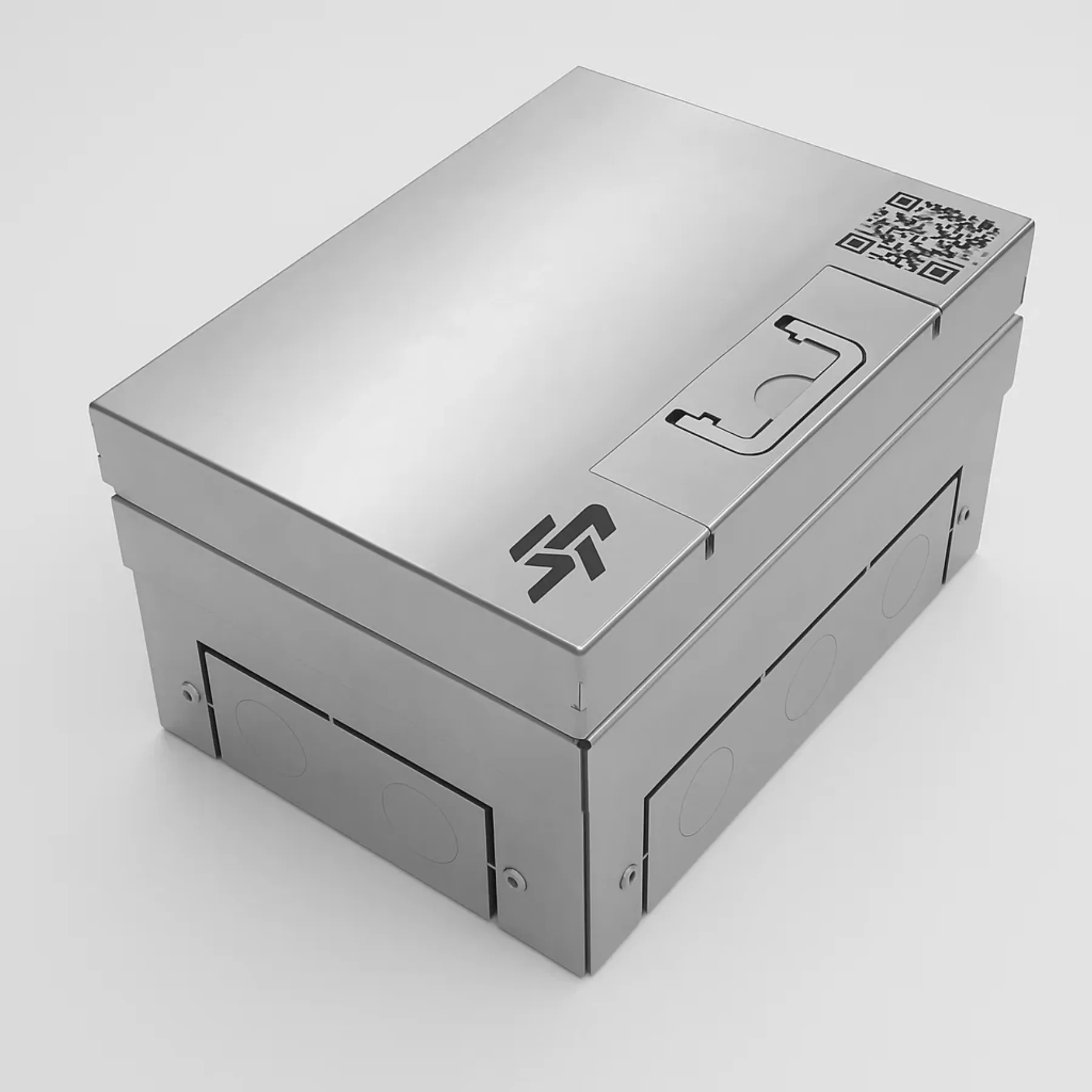 地面接线盒 на 4 模块 (2 插座 45x45) IP41 System Power SP01-0104