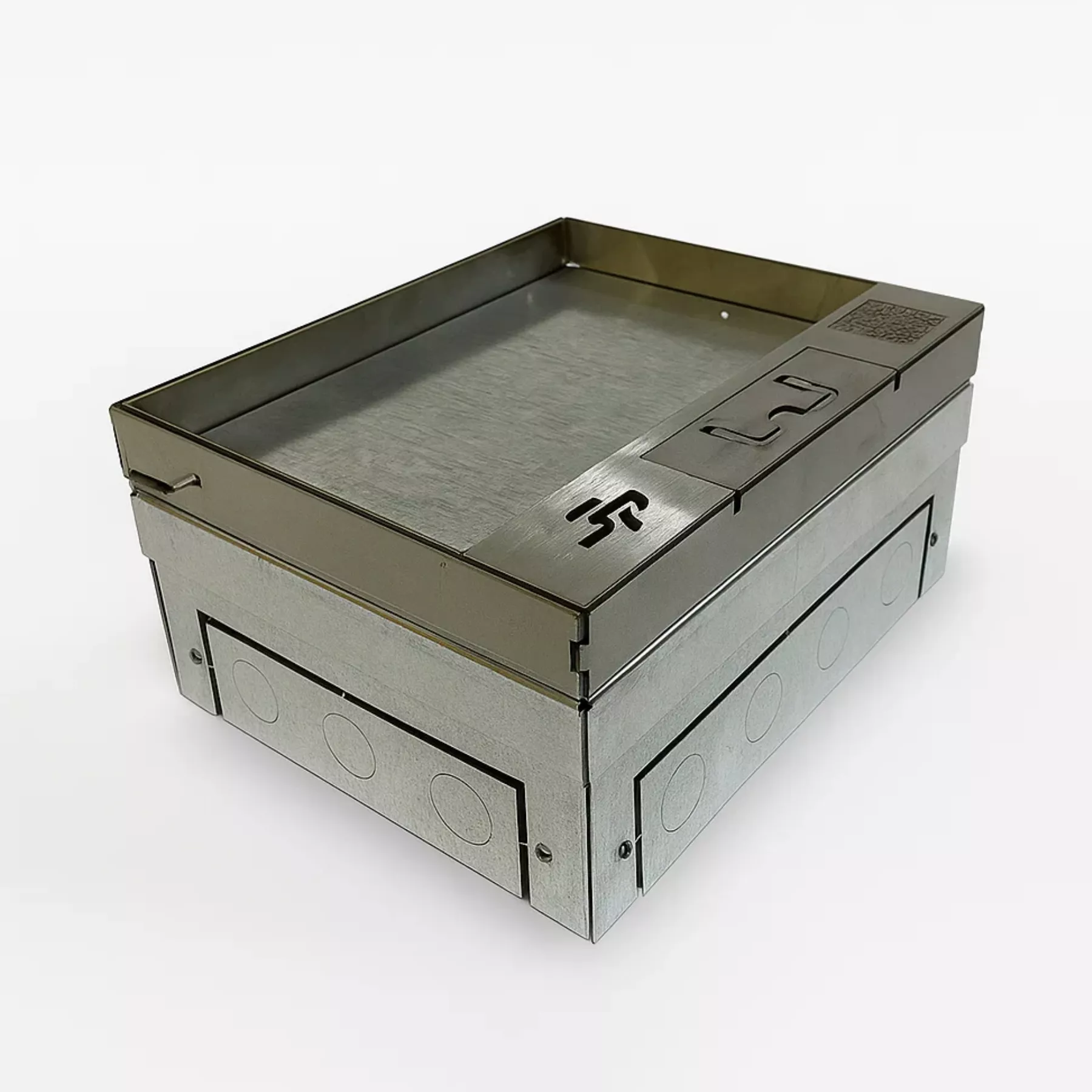 Напольный лючок-невидимка на 12 модулей (6 розеток 45x45) IP41 System Power SP01-0212