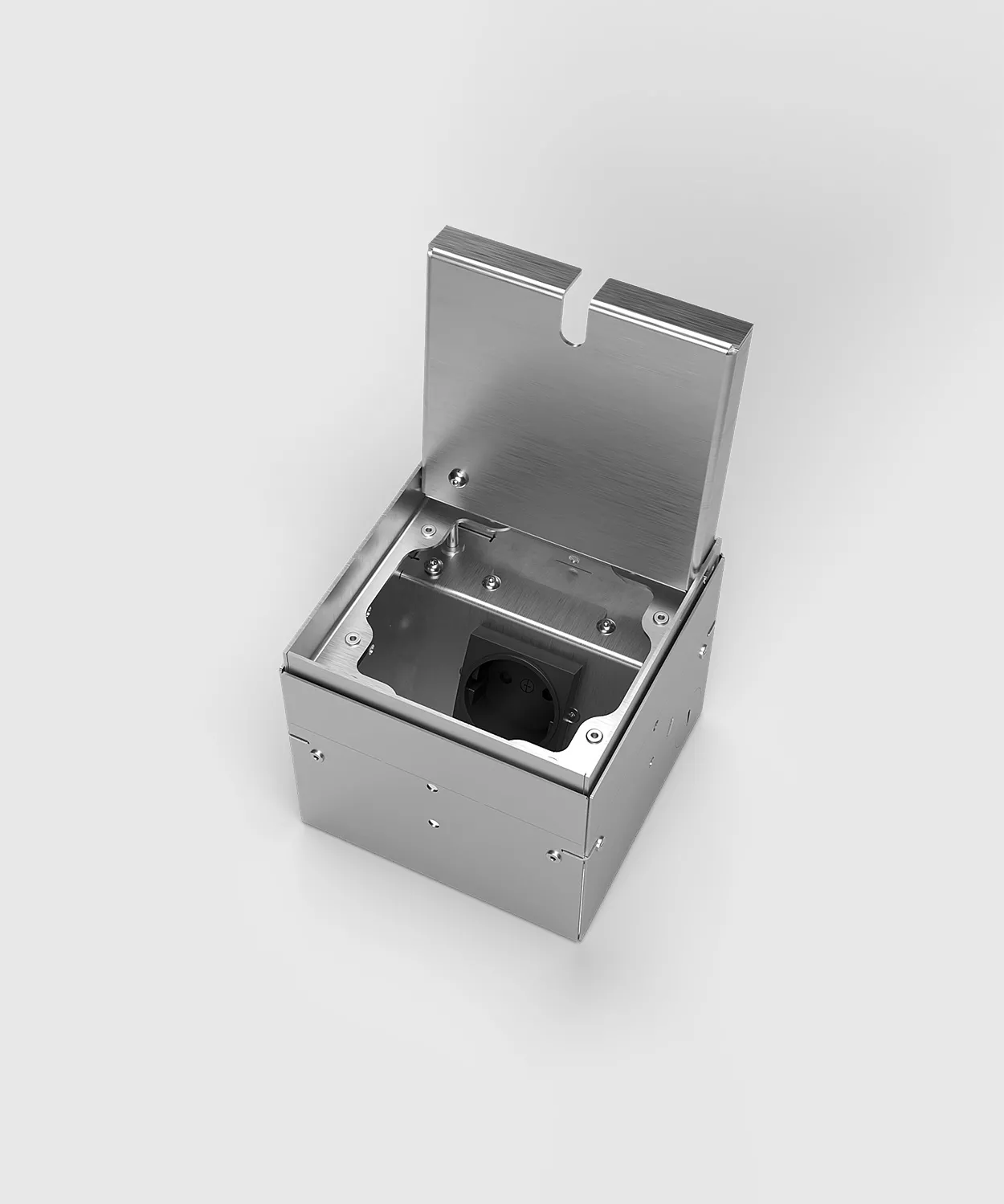 地面接线盒 на 2 模块 (одну 插座 45x45) IP41 System Power SP01-0302