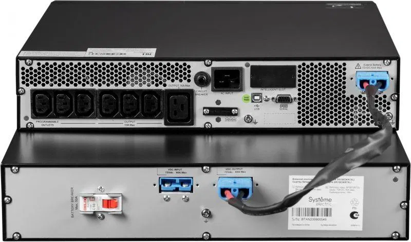 Источник бесперебойного питания Smart-Save Online SRV 3К XL RT 4U 230В 6 C13+1С19 Slot 2кор SRVSE3KRTXLI SE 1894616 Systeme Electric