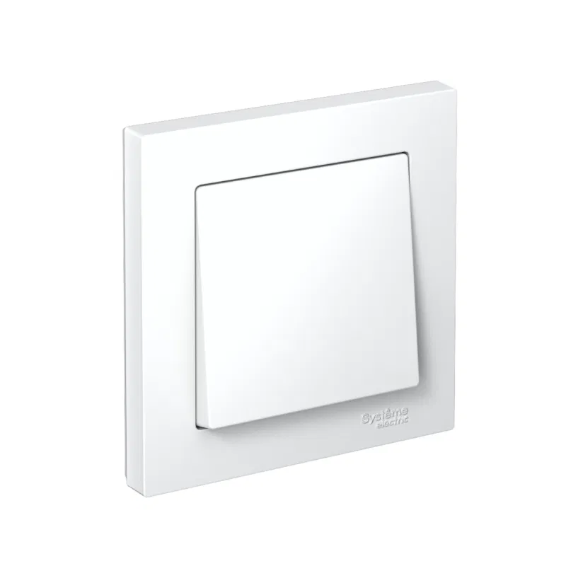 Выключатель 1-кл. СП AtlasDesign 10А IP20 (сх. 1) 10AX в сборе бел. SE ATN000112 Systeme Electric
