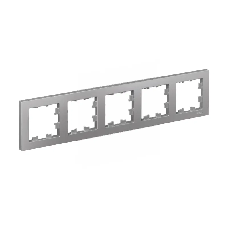 Рамка 5-м AtlasDesign универс. алюм. SE ATN000305 Systeme Electric