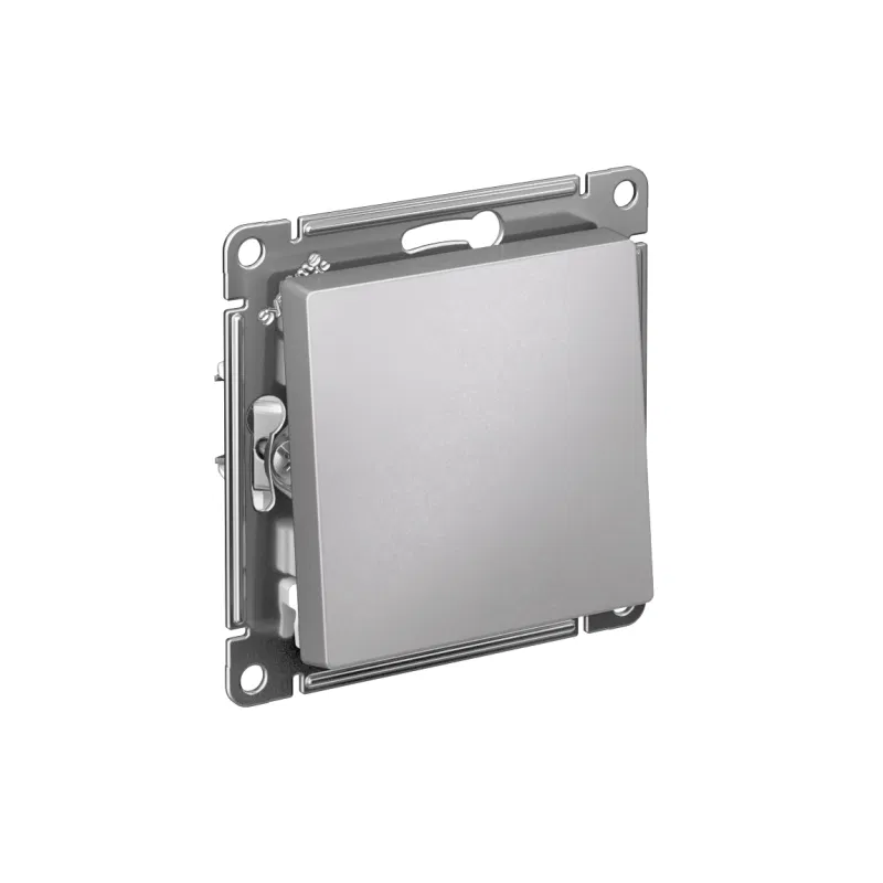 Выключатель 1-кл. СП AtlasDesign 10А IP20 (сх. 1) 10AX с самовозвратом механизм алюм. SE ATN000315 Systeme Electric