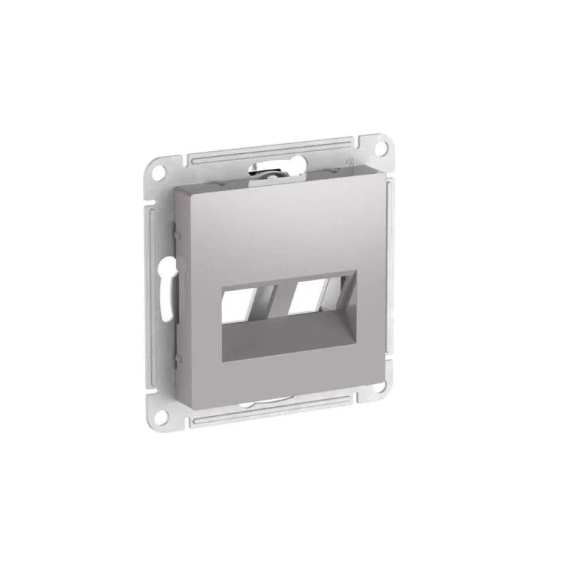 Накладка двойная AtlasDesign для информационных функций типа Keystone алюм. SE ATN000390 Systeme Electric