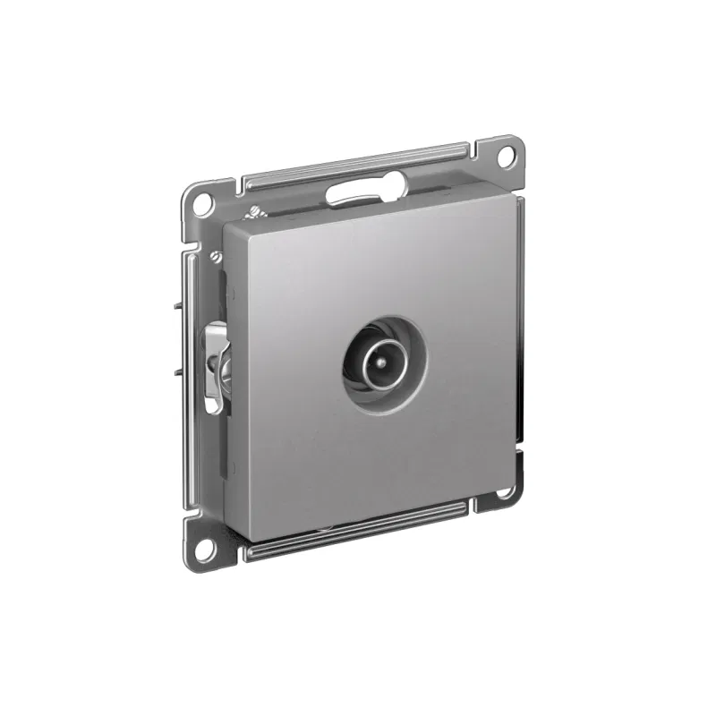 电视插座直通型 TV AtlasDesign 4dB 铝制机制 SE ATN000392 Systeme Electric