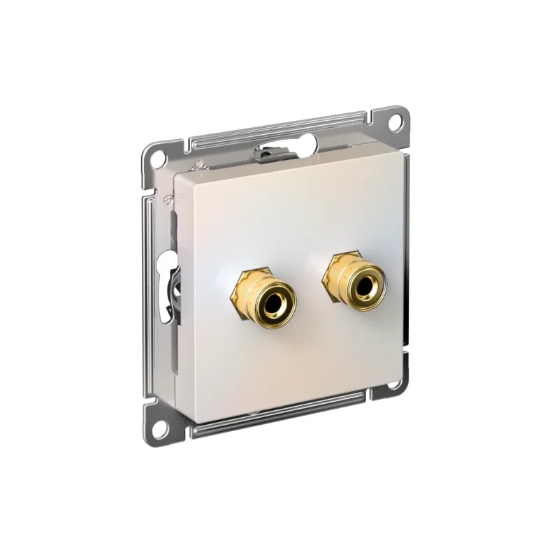 2-gang audio socket AtlasDesign pearl SE ATN000487 Systeme Electric