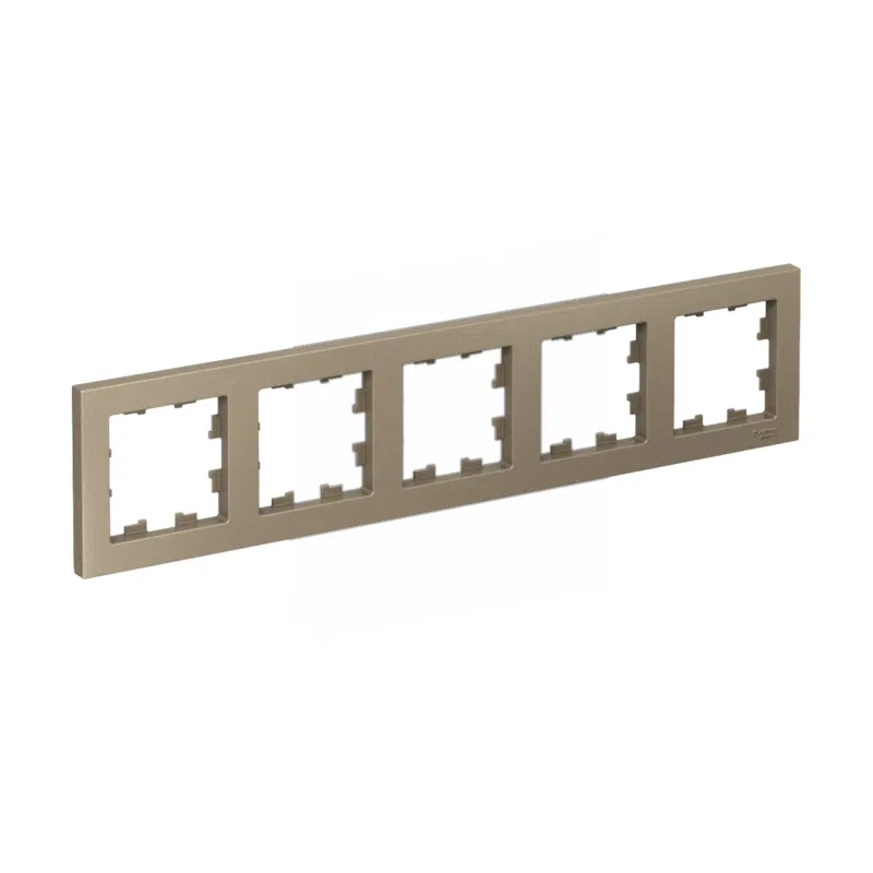 Рамка 5-м AtlasDesign универс. шампань SE ATN000505 Systeme Electric