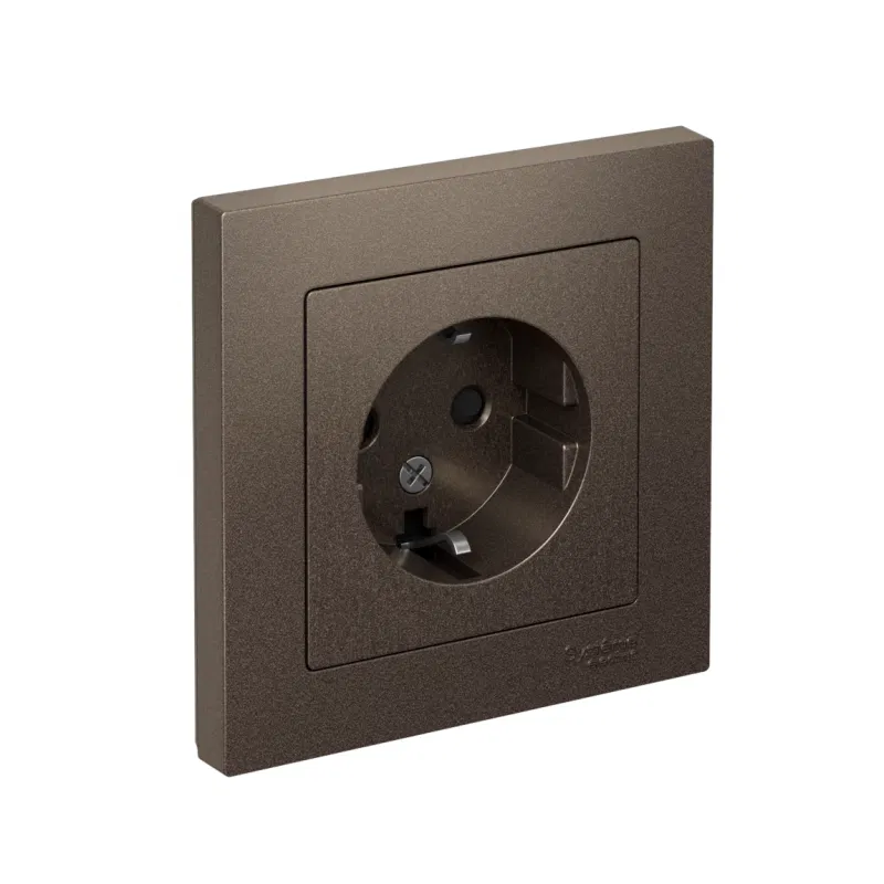 ATLASDESIGN 带保护门接地插座，16A，全套，MOKKO