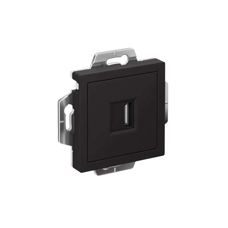 Розетка HDMI AtlasDesign механизм карбон SE ATN001080 Systeme Electric