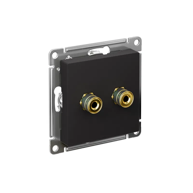 ATLASDESIGN AUDIO SOCKET double, CARBON