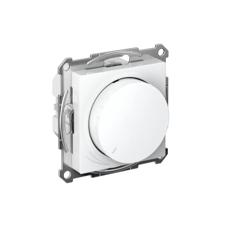 Светорегулятор AtlasDesign (диммер) повор-нажим. LED RC 400Вт мех. лотос SE ATN001323 Systeme Electric