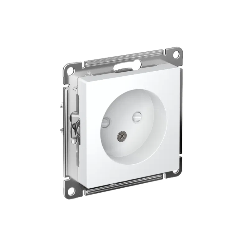 Розетка AtlasDesign 16А без заземл. защ. шторки механизм лотос SE ATN001349 Systeme Electric