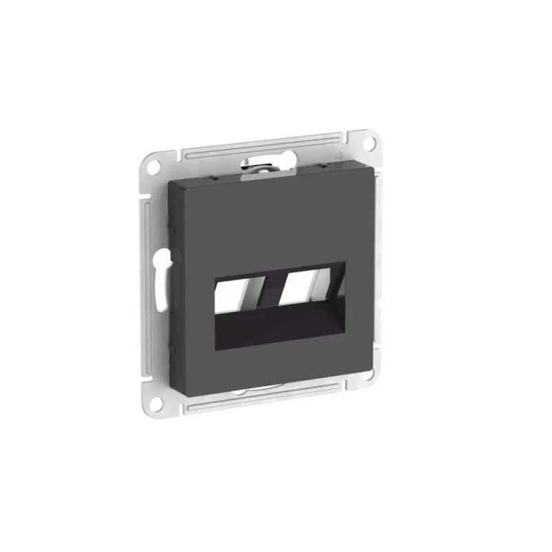 Накладка двойная AtlasDesign для информационных функций типа Keystone базальт SE ATN001490 Systeme Electric