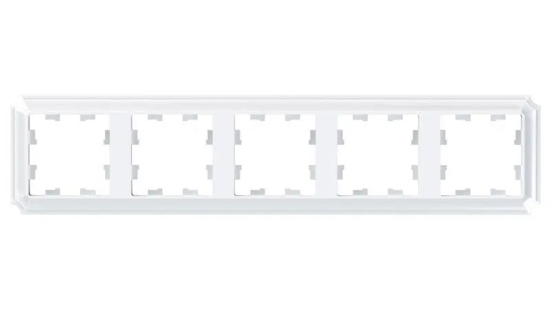 Рамка 5-м AtlasDesign Antique универс. бел. SE ATN100105 Systeme Electric