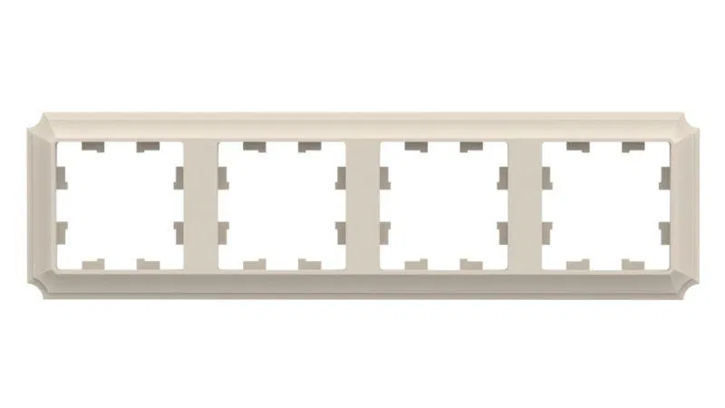 Рамка 4-м AtlasDesign Antique универс. беж. SE ATN100204 Systeme Electric