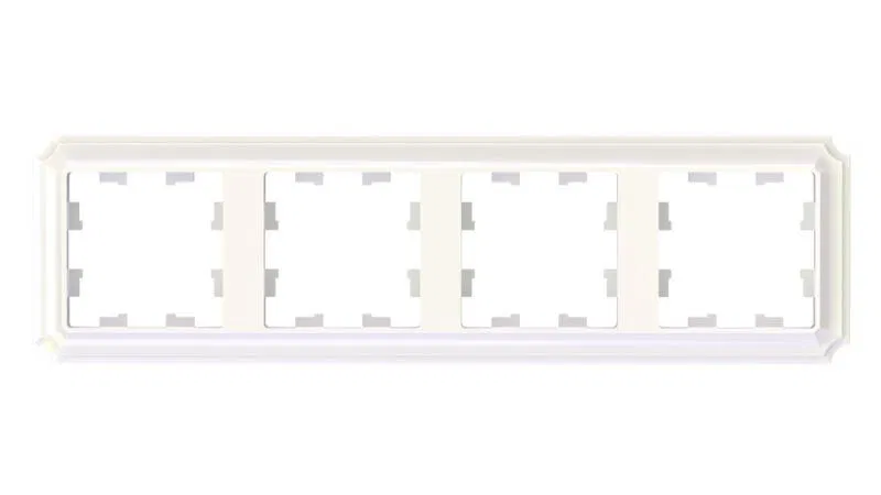Рамка 4-м AtlasDesign Antique универс. жемчуж. SE ATN100404 Systeme Electric