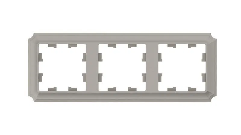 Рамка 3-м AtlasDesign Antique универс. шампань SE ATN100503 Systeme Electric