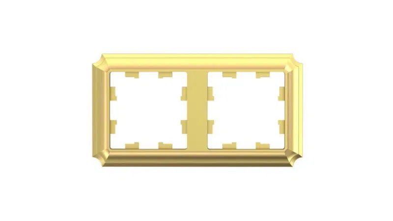 Рамка 2-м AtlasDesign Antique универс. зол. SE ATN101602 Systeme Electric