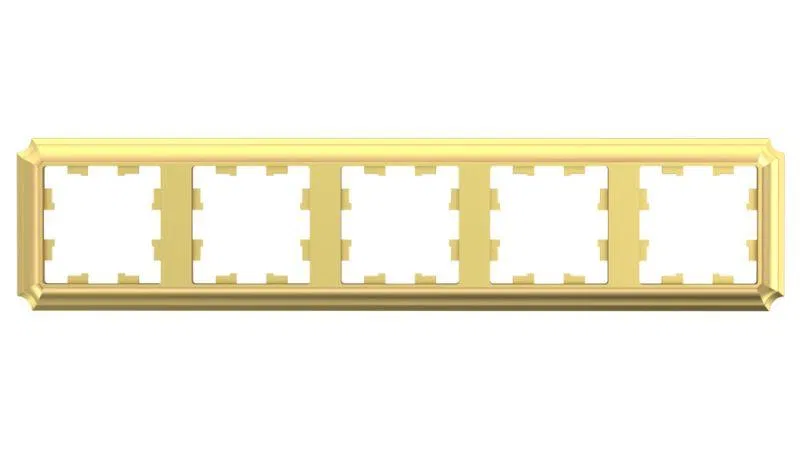 Рамка 5-м AtlasDesign Antique универс. зол. SE ATN101605 Systeme Electric