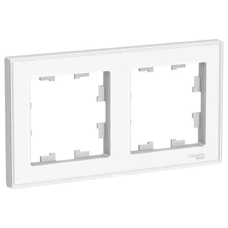 ATLASDESIGN ART 2-gang FRAME, WHITE