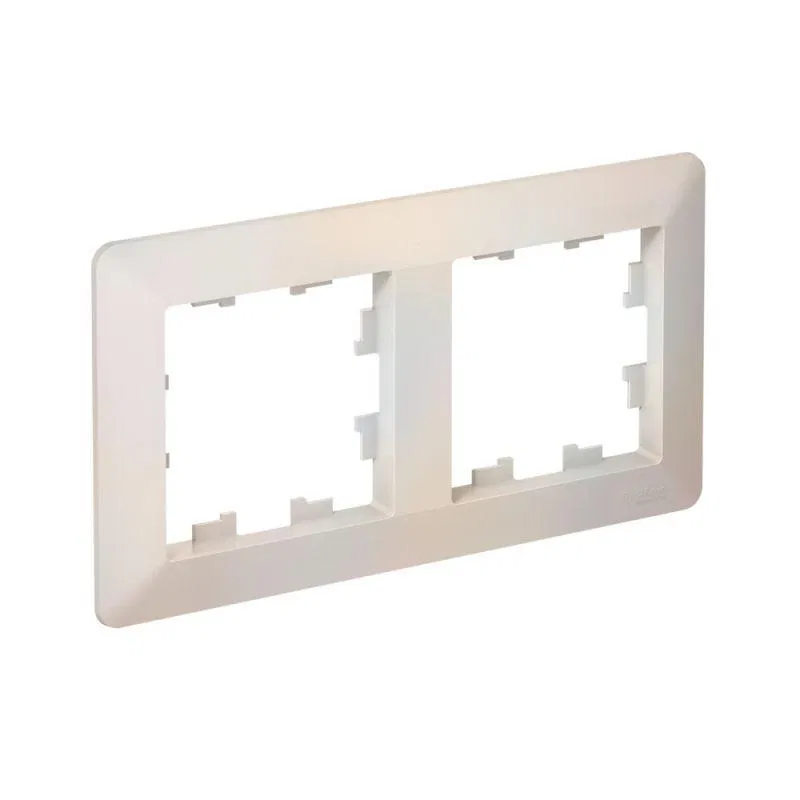 Рамка 2-м AtlasDesign Air жемчуж./дым. бел. SE ATN220402 Systeme Electric