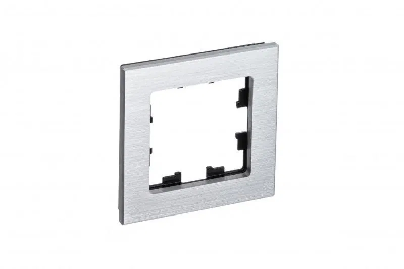 Рамка 1-м AtlasDesign Nature метал. серебр. SE ATN312101 Systeme Electric