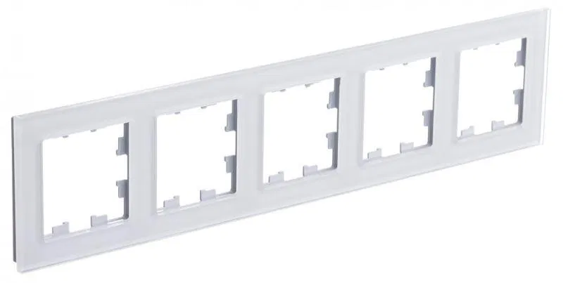 Рамка 5-м AtlasDesign Nature органич. стекло бел. SE ATN320105 Systeme Electric