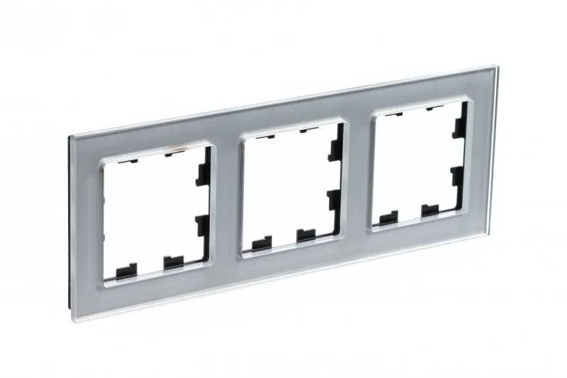 Рамка 3-м AtlasDesign Nature стекло алюм. SE ATN320303 Systeme Electric