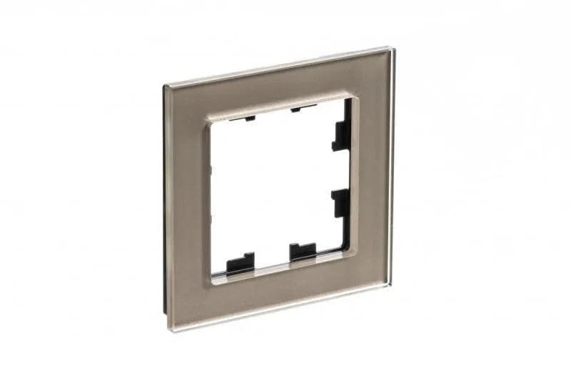 Рамка 1-м AtlasDesign Nature стекло шампань SE ATN320501 Systeme Electric