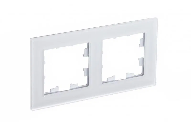 Рамка 2-м AtlasDesign Nature матов. стекло бел. SE ATN330102 Systeme Electric