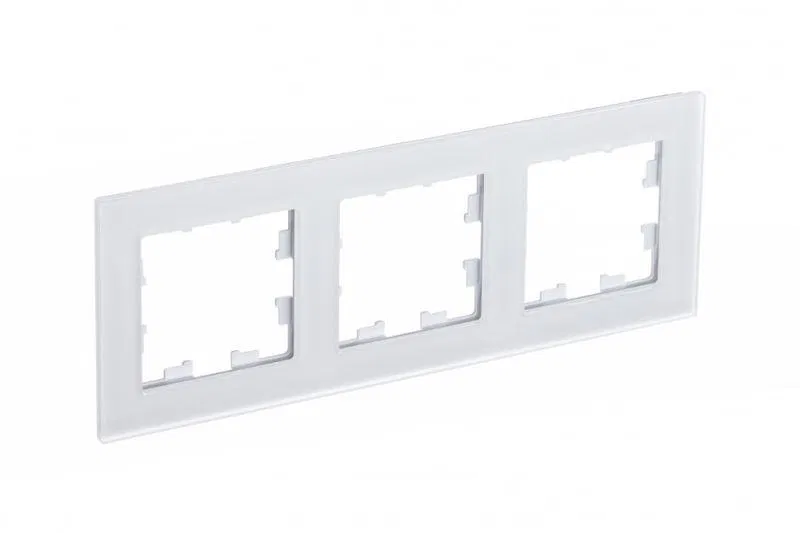 Рамка 3-м AtlasDesign Nature матов. стекло бел. SE ATN330103 Systeme Electric